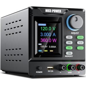 NICE-POWER 120V Variable DC Bench Power Supply