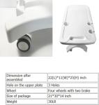 Ultrasound Cart Trolley with 3 Layers & Wheels