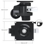 Heavy Duty Leveling Casters Set of 4