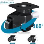 Heavy Duty Leveling Casters Set of 4