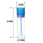 15ml Plastic Specimen Cups with Spoon Lids - 25PCS