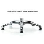 Perch Chrome Walter Counter Height Exam Stool
