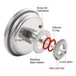 Stainless Steel Dial Thermometer for Brewing Kettles