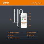 Elitech USB Digital Temperature Data Logger, 32000 Points