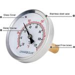 Uharbour 2.5" Dial Water Thermometer and Gauge