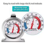 4 Pack Dial Refrigerator Thermometers -30 to 30°C