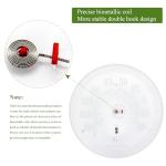 Large Round Thermometer with Hygrometer - No Battery Needed