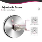 GOATACURA Stainless Steel Bimetal Thermometer - 3'' Dial