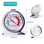 4 Pack Dial Refrigerator Thermometers -30 to 30°C