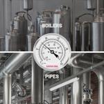 GOATACURA Stainless Steel Bimetal Thermometer - 3'' Dial