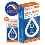 CorDx TyFast 3-in-1 Flu & Covid Test