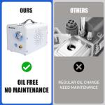 Portable Oilless Vacuum Filtration Pump for Laboratories