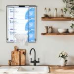 Metal Wall-Mounted Glove Holder with 3 Tiers