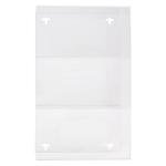 Triple Glove Box Holder Wall Mount - Acrylic