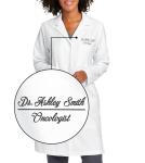 Custom Embroidered Women's Lab Coat - X-Large