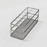 Sturdy Stainless Steel Tube Rack - 12 Holes (Pack of 2)