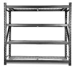 WEN Four-Tier Steel Storage Rack, 8000 lbs Capacity