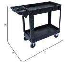Southwire 65240340 Small 2-Shelf Utility Cart