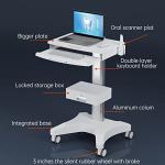 Dental Clinic Medical Trolley with Laptop Holder