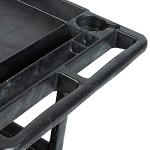 Rubbermaid 2-Shelf Utility Cart, Black, 500 lbs
