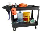 MaxWorks 500-lb Utility PP Cart with Trays
