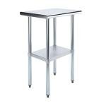 AmGood Stainless Steel Work Table with Undershelf