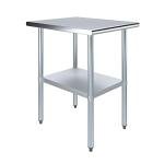 Stainless Steel Work Table with Undershelf - 24" x 30