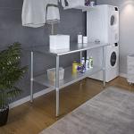 AmGood Stainless Steel Work Table Kitchen Island 60