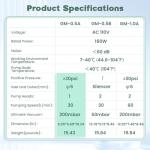 Huanyu 30L/min Oilless Diaphragm Vacuum Pump