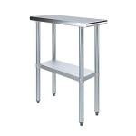 30" X 12" Stainless Steel Work Table