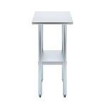 AmGood 18" Stainless Steel Utility Prep Table