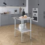 Stainless Steel Work Table with Undershelf - 24" x 30