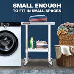 DuraSteel 24" Stainless Steel Prep Table Cart