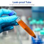 15mL Conical Centrifuge Tubes, 100-Pack, Sterile