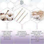 Dukal 6-Inch Cotton Tipped Applicators - 1000 Pack