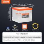 VEVOR 2 Gallon Acrylic Vacuum Chamber for Degassing