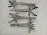 Fisher Clamps Set for Laboratory Use – Lot of 4