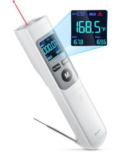 ERICKHILL 2-in-1 Infrared Thermometer with Meat Probe