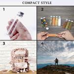 16 PCS Clear Plastic Test Tubes with Caps