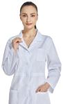 VOGRYE Women’s Long Sleeve Lab Coat Dress