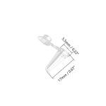 1000 Pcs 0.1ml Clear Plastic Centrifuge Tubes