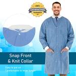 EOM Disposable Knee Length Lab Coats - Pack of 10