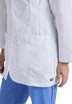 Missy White Lab Coat with Back Tab, Medium