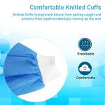 EOM Disposable Knee Length Lab Coats - Pack of 10