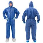 Disposable Protective Coveralls with Hood for Labs
