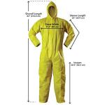 Yellow Venom Steel Disposable Chemical Splash Coverall