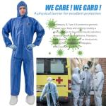Disposable Protective Coveralls with Hood for Labs