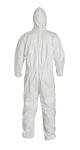 Tyvek Disposable Coveralls with Hood - Medium, White