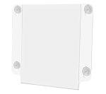 Acrylic Sign Holder with Suction Cups - 2 Pack