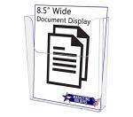 12-Pack Clear Acrylic Magazine Holders for Display